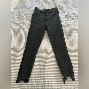 A&F curve love high rise super skinny ankle jeans